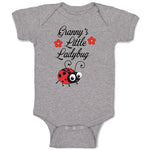 Baby Clothes Cute Granny's Little Ladybug Insect with Flowers Baby Bodysuits