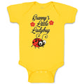 Baby Clothes Cute Granny's Little Ladybug Insect with Flowers Baby Bodysuits