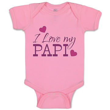 Baby Clothes I Love My Papi Baby Bodysuits Boy & Girl Newborn Clothes Cotton