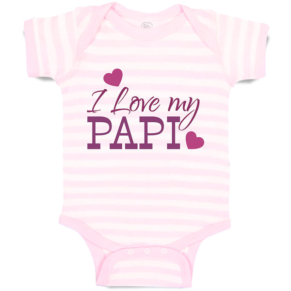 Baby Clothes I Love My Papi Baby Bodysuits Boy & Girl Newborn Clothes Cotton