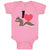 Baby Clothes I Love Cute Squirrel Eating Acorn Wild Animal Baby Bodysuits Cotton