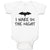 Baby Clothes I Wake in The Night An Silhouette Bat Baby Bodysuits Cotton