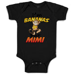 Baby Clothes I'M Bananas for Mimi Playful Wild Monkey Holding Banana Cotton