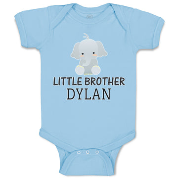 Baby Clothes Cute Little Brother Elephant Dylan Sitting Baby Bodysuits Cotton