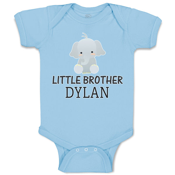 Baby Clothes Cute Little Brother Elephant Dylan Sitting Baby Bodysuits Cotton