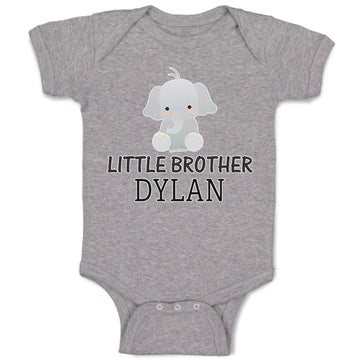 Baby Clothes Cute Little Brother Elephant Dylan Sitting Baby Bodysuits Cotton