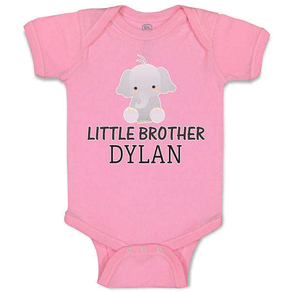 Baby Clothes Cute Little Brother Elephant Dylan Sitting Baby Bodysuits Cotton