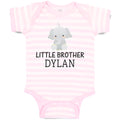 Baby Clothes Cute Little Brother Elephant Dylan Sitting Baby Bodysuits Cotton