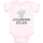 Baby Clothes Cute Little Brother Elephant Dylan Sitting Baby Bodysuits Cotton