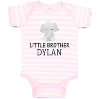 Baby Clothes Cute Little Brother Elephant Dylan Sitting Baby Bodysuits Cotton