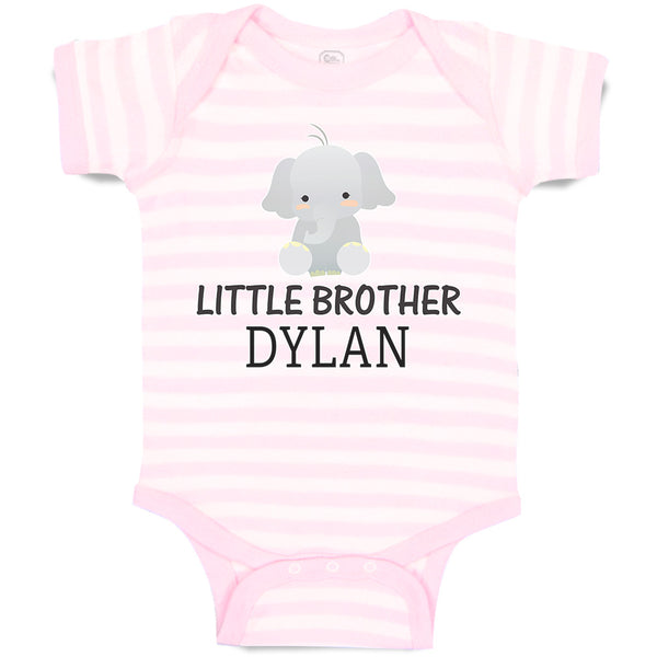 Baby Clothes Cute Little Brother Elephant Dylan Sitting Baby Bodysuits Cotton