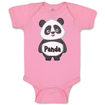 Baby Clothes Cute Panda Bear with Black Patches Around It's Eyes, Ears and Body