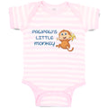 Baby Clothes Pawpaw's Cute Little Monkey Holding A Peeled Banana Baby Bodysuits