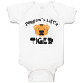 Baby Clothes Peepaw's Little Cute Tiger Head with Whisker Baby Bodysuits Cotton