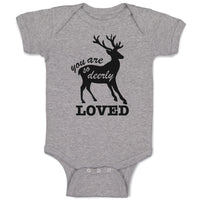 You Are So Deerly Loved Silhouette Deer Side View Mammal