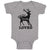 You Are So Deerly Loved Silhouette Deer Side View Mammal