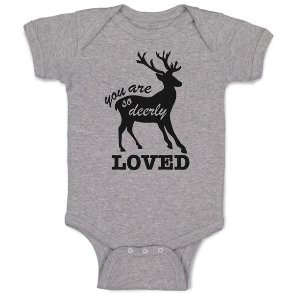 You Are So Deerly Loved Silhouette Deer Side View Mammal