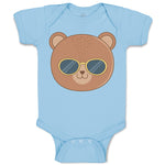 Cute Bear Wearing Sunglass Toy Teddy Bear Face
