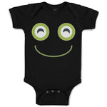 Baby Clothes A Frog Smile Expression Funny Face Baby Bodysuits Boy & Girl Cotton