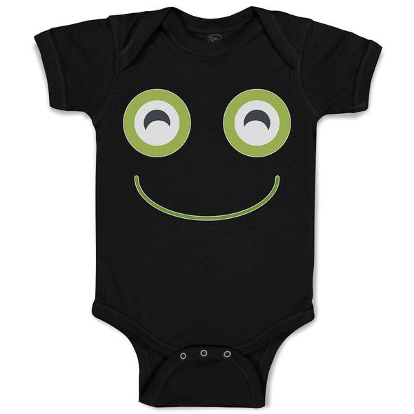 Baby Clothes A Frog Smile Expression Funny Face Baby Bodysuits Boy & Girl Cotton