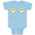 Baby Clothes A Frog Smile Expression Funny Face Baby Bodysuits Boy & Girl Cotton