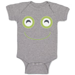 Baby Clothes A Frog Smile Expression Funny Face Baby Bodysuits Boy & Girl Cotton