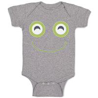 Baby Clothes A Frog Smile Expression Funny Face Baby Bodysuits Boy & Girl Cotton