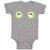 Baby Clothes A Frog Smile Expression Funny Face Baby Bodysuits Boy & Girl Cotton