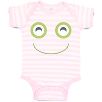 A Frog Smile Expression Funny Face