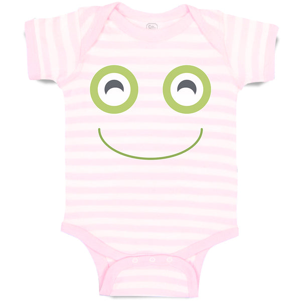 A Frog Smile Expression Funny Face