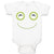 Baby Clothes A Frog Smile Expression Funny Face Baby Bodysuits Boy & Girl Cotton