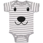 Baby Clothes Dog Face and Head Baby Bodysuits Boy & Girl Newborn Clothes Cotton