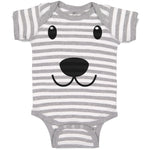 Baby Clothes Dog Face and Head Baby Bodysuits Boy & Girl Newborn Clothes Cotton
