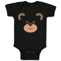 Baby Clothes Bear Face and Head Baby Bodysuits Boy & Girl Newborn Clothes Cotton