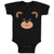 Baby Clothes Bear Face and Head Baby Bodysuits Boy & Girl Newborn Clothes Cotton