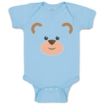 Baby Clothes Bear Face and Head Baby Bodysuits Boy & Girl Newborn Clothes Cotton