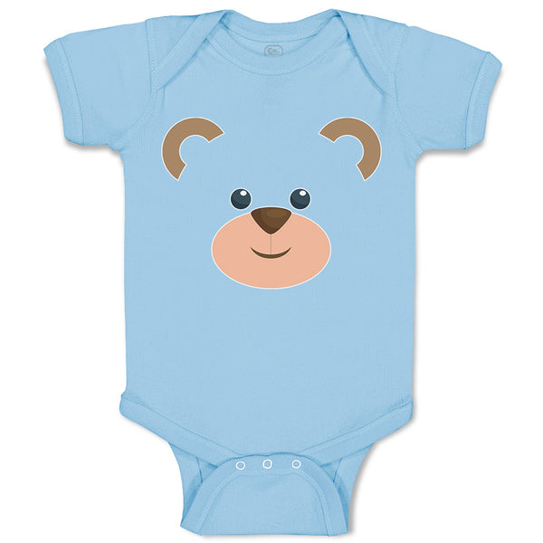 Baby Clothes Bear Face and Head Baby Bodysuits Boy & Girl Newborn Clothes Cotton