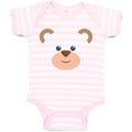 Baby Clothes Bear Face and Head Baby Bodysuits Boy & Girl Newborn Clothes Cotton