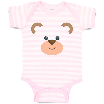 Baby Clothes Bear Face and Head Baby Bodysuits Boy & Girl Newborn Clothes Cotton