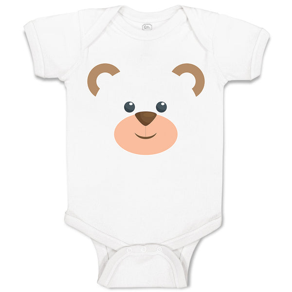 Baby Clothes Bear Face and Head Baby Bodysuits Boy & Girl Newborn Clothes Cotton