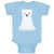 Animated White Teddy Bear Toy