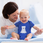 Animated White Teddy Bear Toy