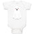 Baby Clothes Animated White Teddy Bear Toy Baby Bodysuits Boy & Girl Cotton