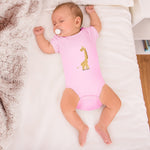Cute Giraffe Turning Side View with Closed Eyes
