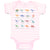 Baby Clothes Lovely Prehistoric Dinosaur Animal Figures Baby Bodysuits Cotton
