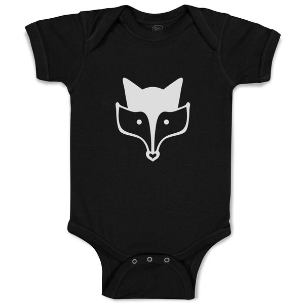 Baby Clothes Fox Head and Snout Wildlife Baby Bodysuits Boy & Girl Cotton