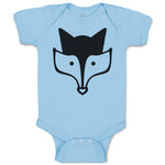 Baby Clothes Fox Head and Snout Wildlife Baby Bodysuits Boy & Girl Cotton