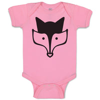 Baby Clothes Fox Head and Snout Wildlife Baby Bodysuits Boy & Girl Cotton