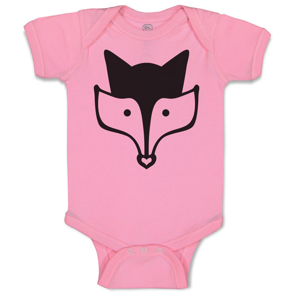 Baby Clothes Fox Head and Snout Wildlife Baby Bodysuits Boy & Girl Cotton