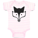 Baby Clothes Fox Head and Snout Wildlife Baby Bodysuits Boy & Girl Cotton